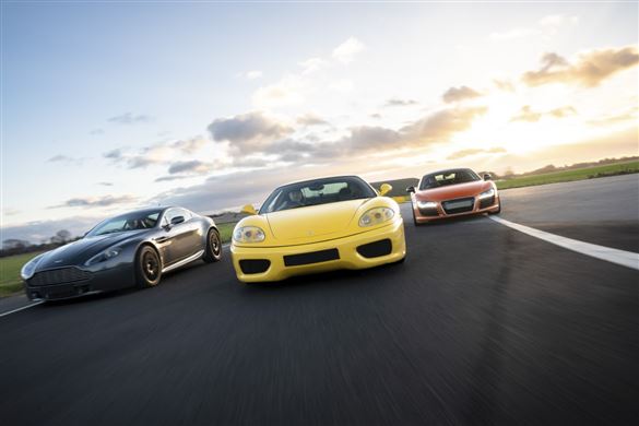 Supercar Triple Blast - Anytime inc High Speed Ride and Photo Print