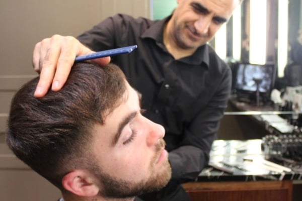 Traditional Men's Wet Shave and Hair Cut in London