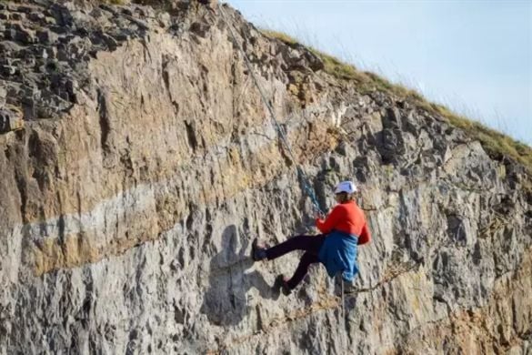 Uphill Quarry Abseiling Session For Two