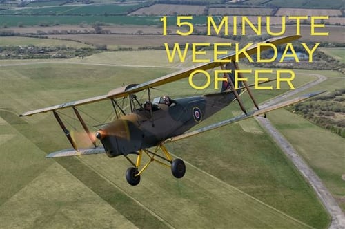 15 Minute Weekday Tiger Moth Flight - Great Yarmouth