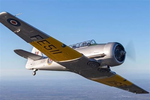40 Minute Harvard Flying Experience - Berkshire