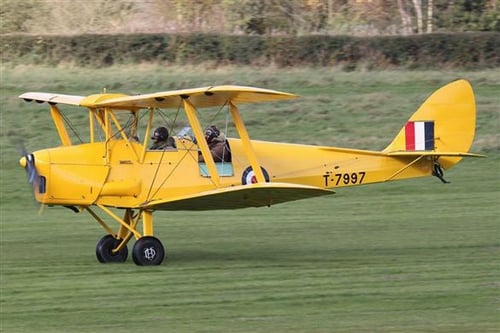 45 Minute Sunset Patrol Tigermoth Flight - Devon