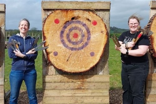 Axe Throwing Session