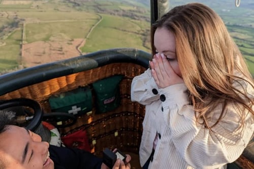 Balloon Flight With Champagne And Video For Two