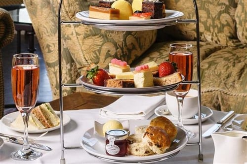 Champagne Afternoon Tea for Two at Swinton Park