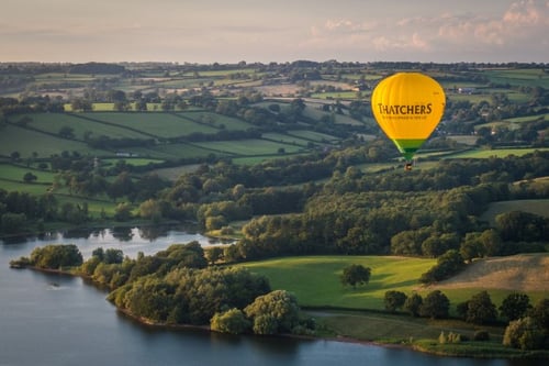 Hot Air Balloon Ride with Champagne - Bath