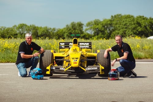 Jordan F1 Photoshoot & Race Car Blast