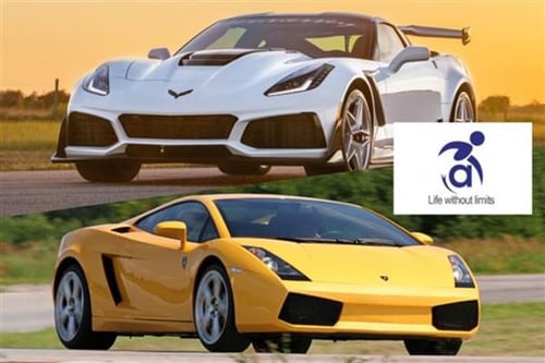 Junior Adapted Supercar Driving Experience (2 cars)