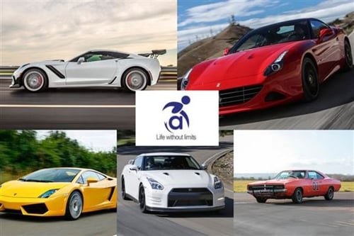 Junior Adapted Supercar Driving Experience (5 cars)