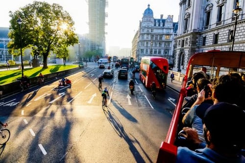 London Vintage Bus Tour and Cream Tea at Harrod's