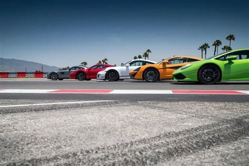 Supercar 5 Blast - Anytime inc High Speed Ride and Photo Print