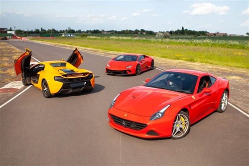 Supercar Triple Blast - Weekday inc High Speed Ride and Photo Print