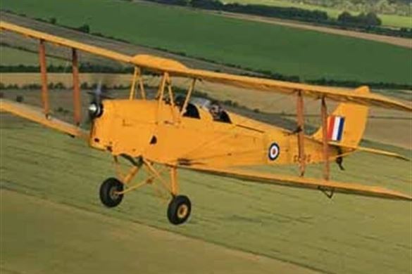 20 Minute Tiger Moth Flight and IWM Duxford Visit