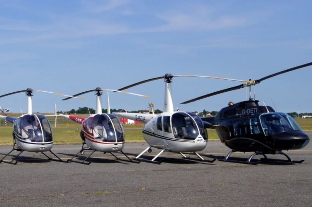 30 Minute B206 Helicopter Flying Lesson in Kent