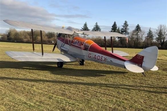 30 Minute Biplane Flight for Two - Kent