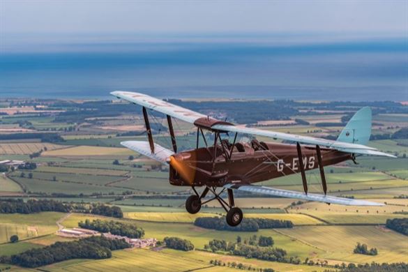 30 Minute Tiger Moth Flight Experience - Northumberland