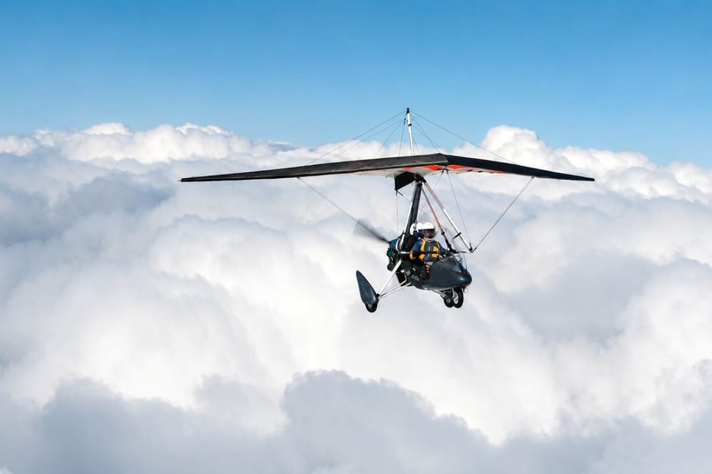90 Minutes Microlight Solent Adventure in Hampshire