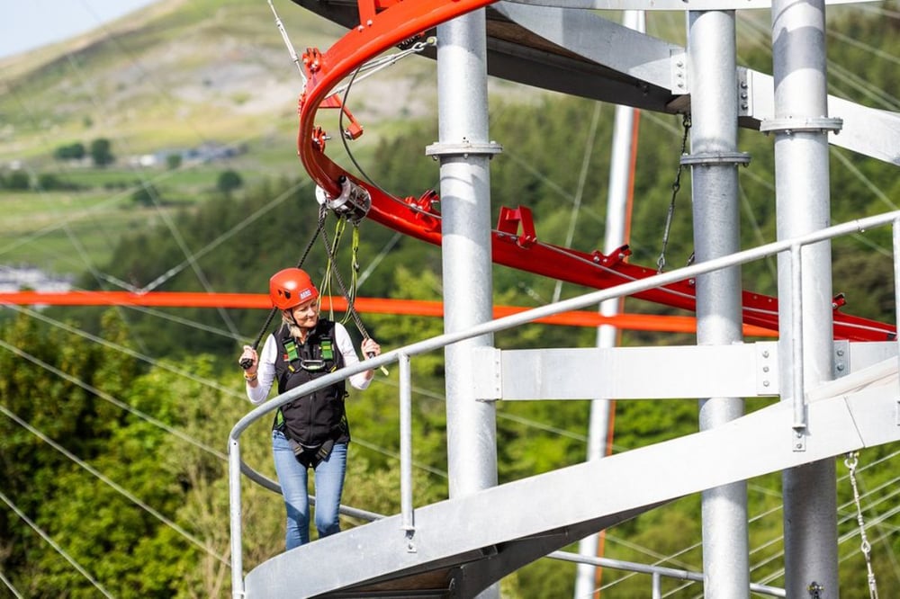 Zip World Aero Explorer Zip Coaster
