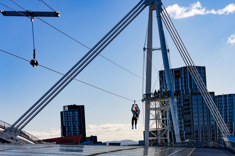Cardiff 'Stadium Flyer' Zip Line Experience for One