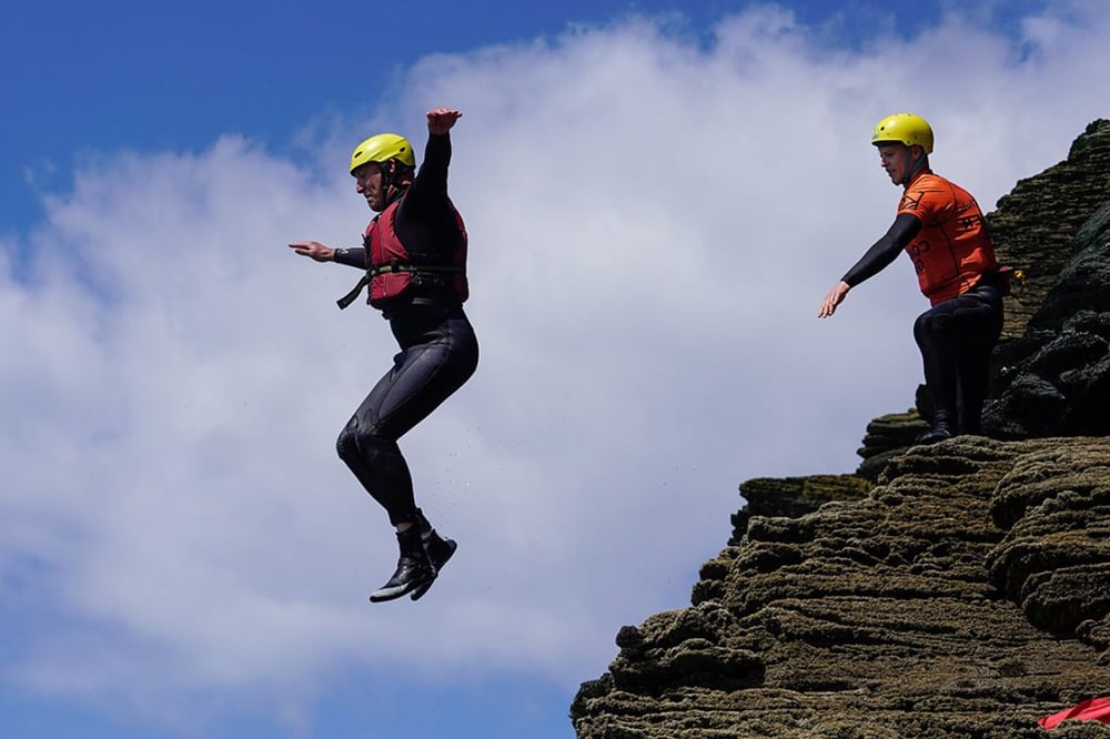 Coasteering for Two in Bude