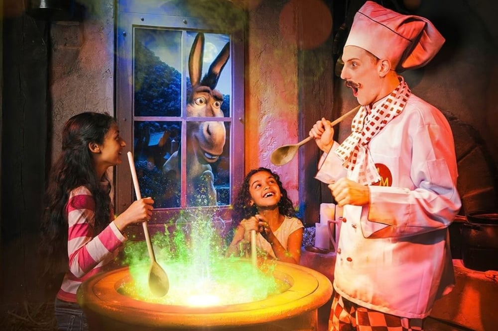 DreamWorks Tours: Shrek’s Adventure! London and Meal for Three