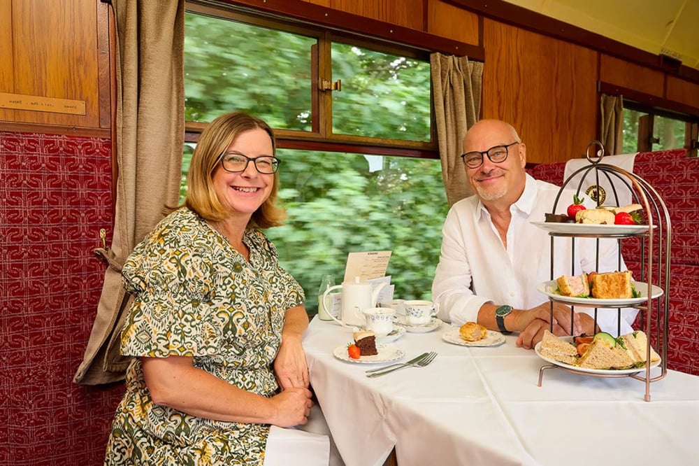 Ecclesbourne Valley Railway Steam Train Afternoon Tea for Two