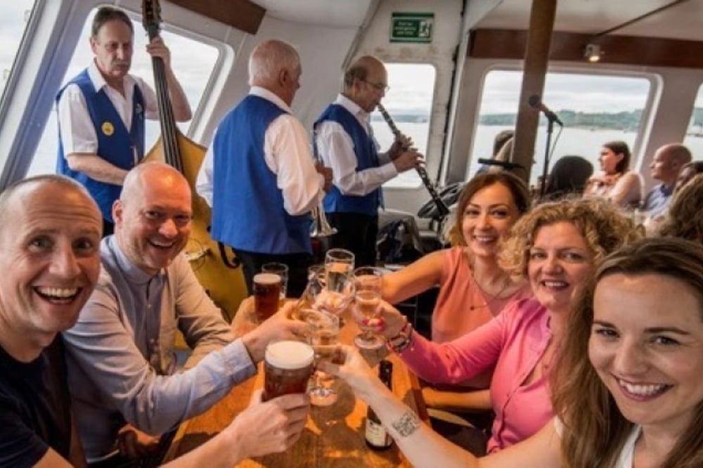 Evening Jazz Cruise with BBQ for Two in Edinburgh