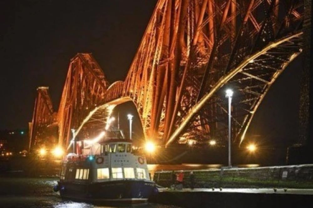 Evening Scottish Folk Cruise with BBQ for Two in Edinburgh