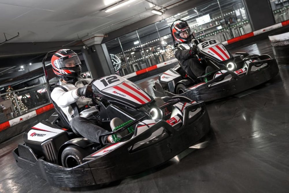 Family Karting at K1 Speed Canary Wharf for Two (Ages 7+)