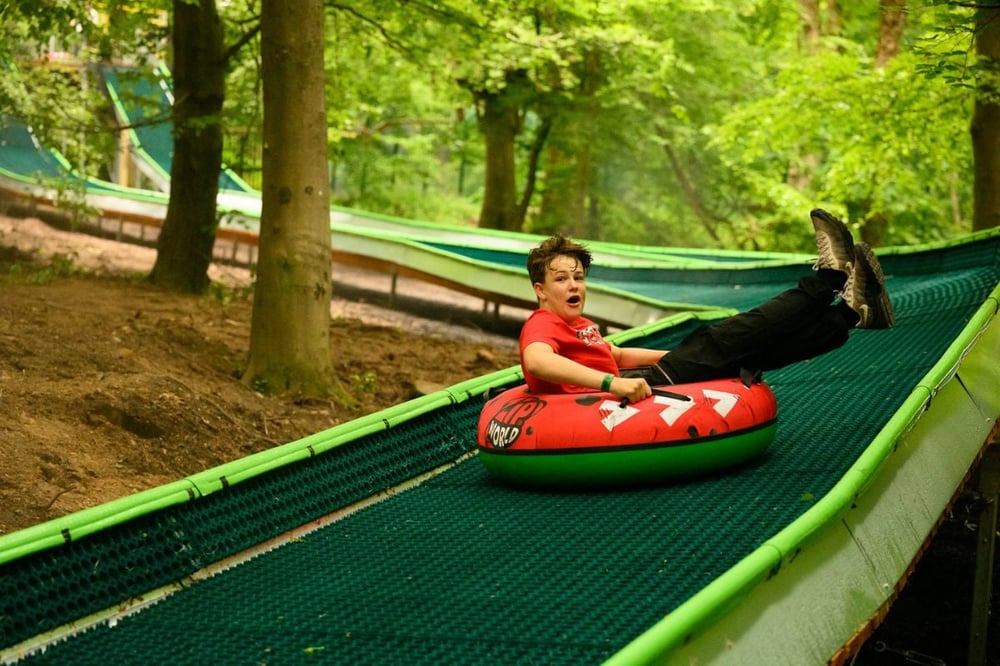 Forest Tubing at Zip World Manchester for One