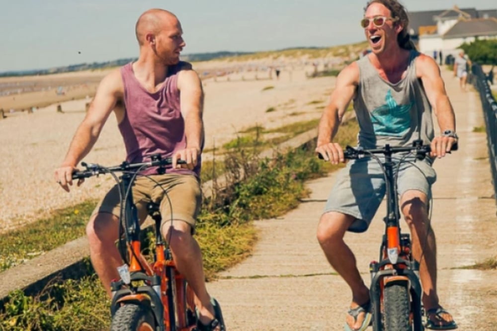 Camber Sands Full-Day Fat Tire E-Bike Hire
