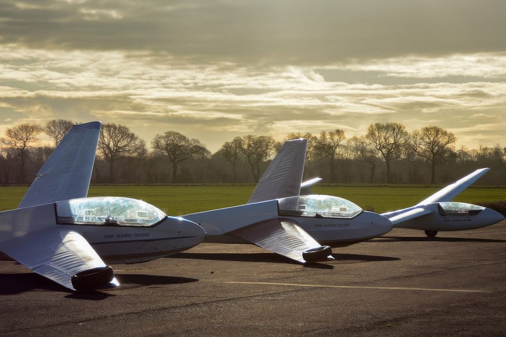 Gliding at Rufforth Airfield York
