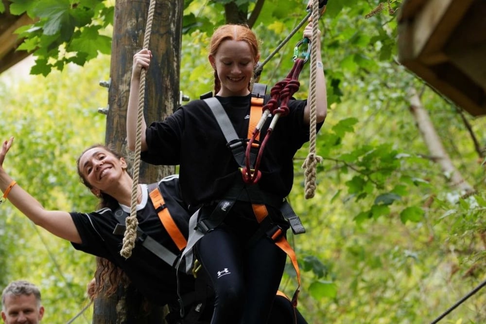 High Ropes 'Aerial Trek' for Three at Hangloose Bluewater