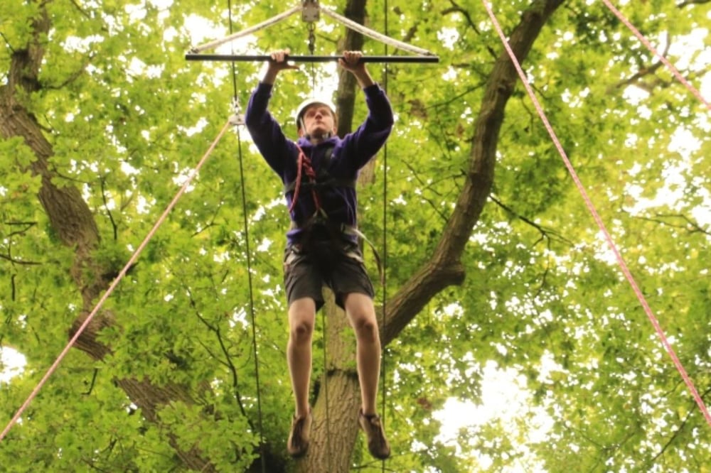 High Ropes Woodland Experience in Harrogate for 4