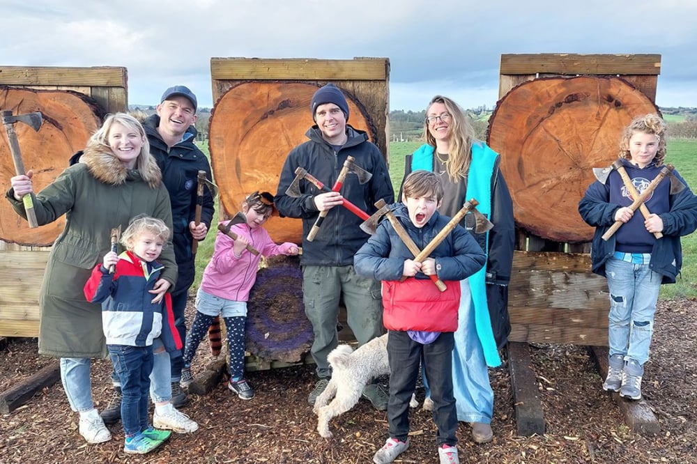 Junior Axe Throwing in Bristol (Age 8+)