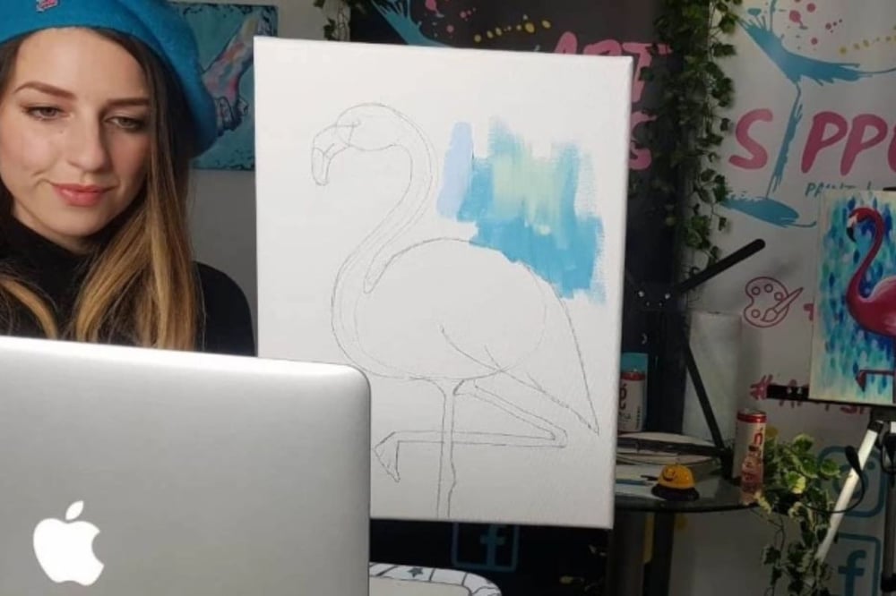 At Home Junior Virtual Art Painting Class