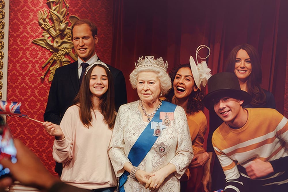 Madame Tussauds London and Meal with Drink for 2 Adults and 1 Child