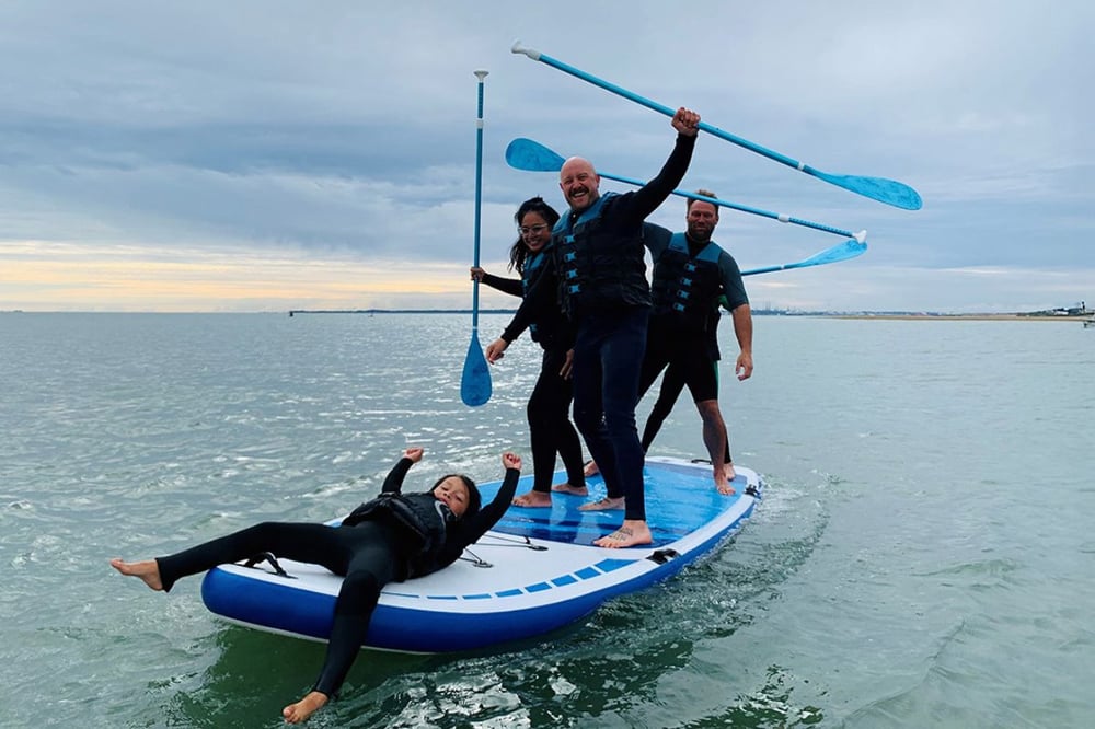 Mega SUP Experience for Four in Southampton