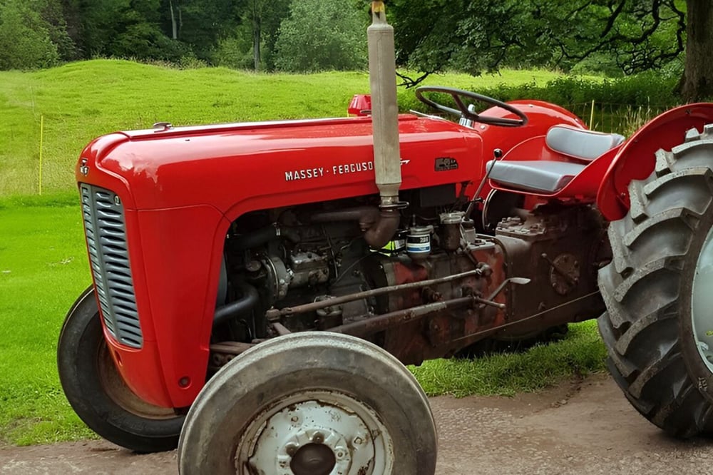 Real Farm Old vs New Tractor Driving