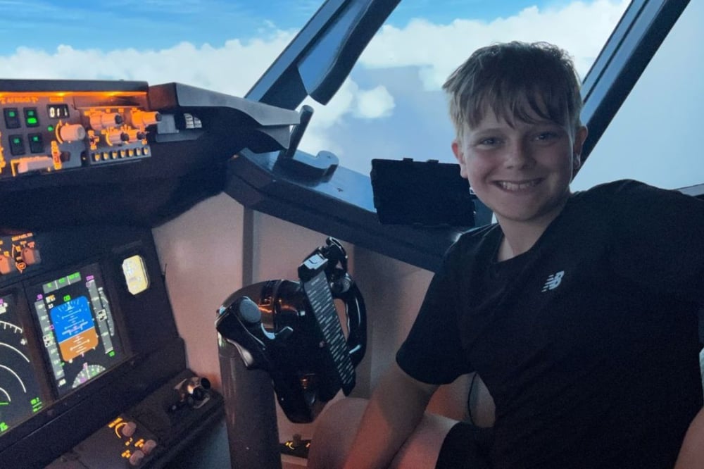 'Sky Cadets' Junior Flight Simulator Experience