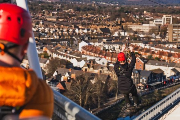 Zip World Stadium Flyer Zipline Experience in Cardiff