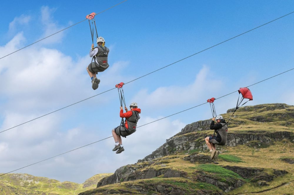 Zip World Titan for One at Llechwedd